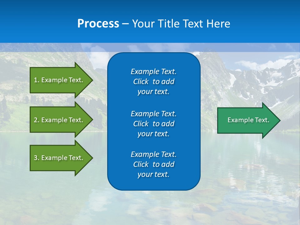 Turquoise Lake PowerPoint Template