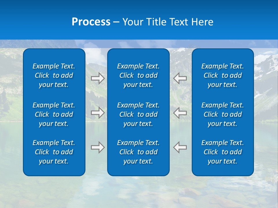 Turquoise Lake PowerPoint Template