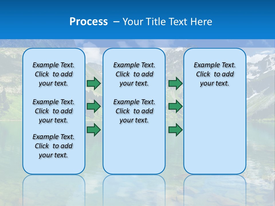 Turquoise Lake PowerPoint Template