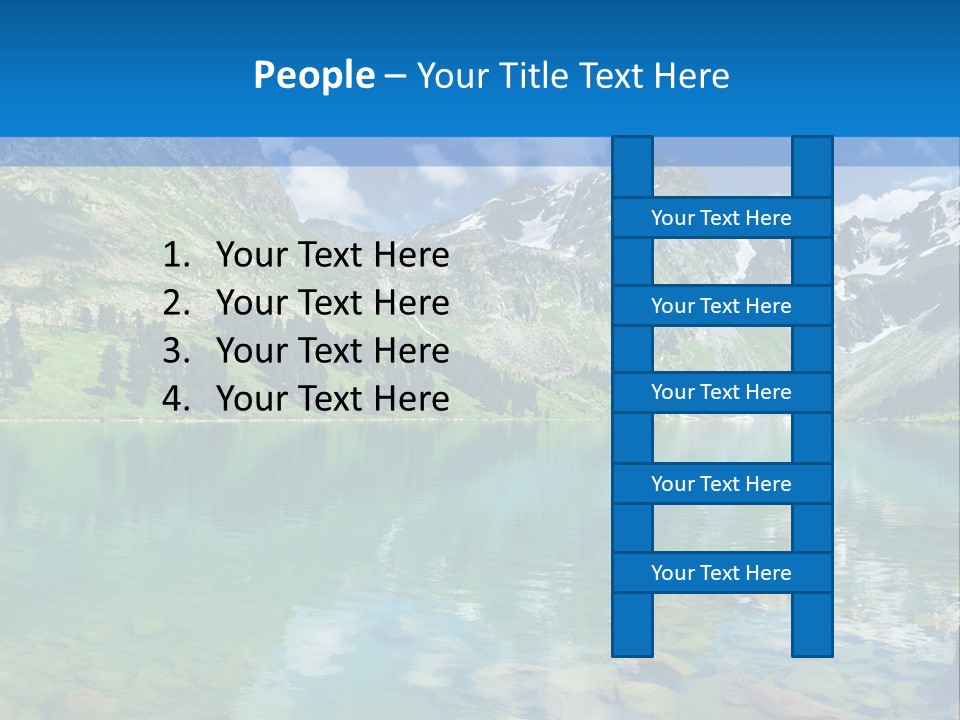 Turquoise Lake PowerPoint Template