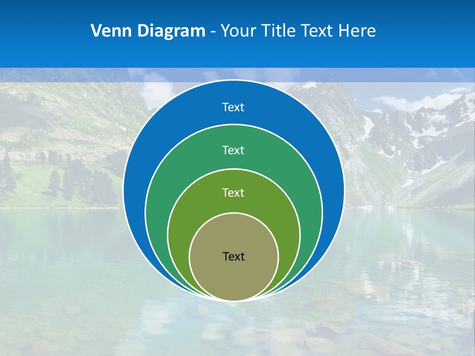 Turquoise Lake PowerPoint Template