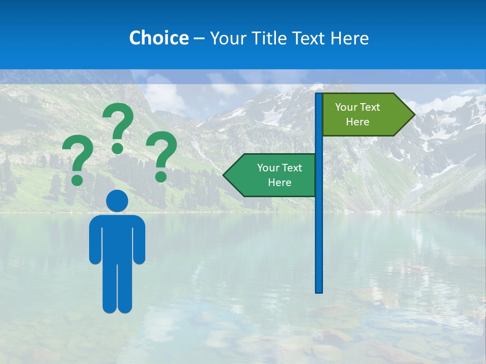 Turquoise Lake PowerPoint Template