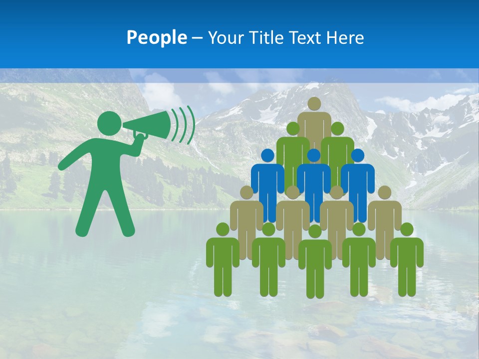 Turquoise Lake PowerPoint Template