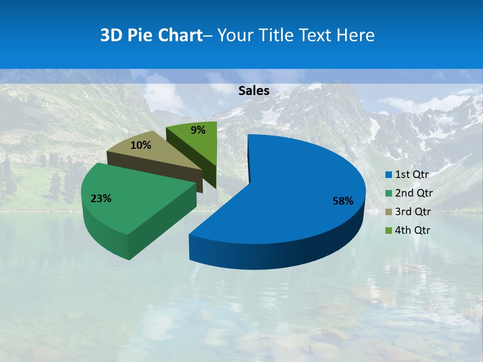 Turquoise Lake PowerPoint Template