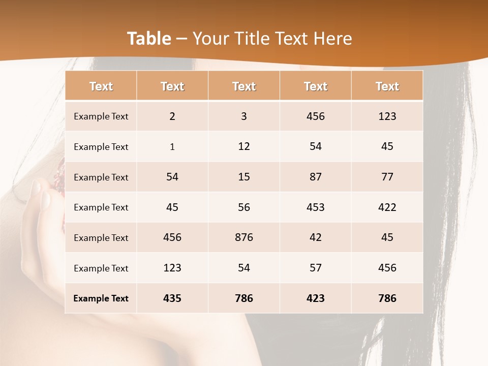 Sea Color Saç Boyası PowerPoint Template