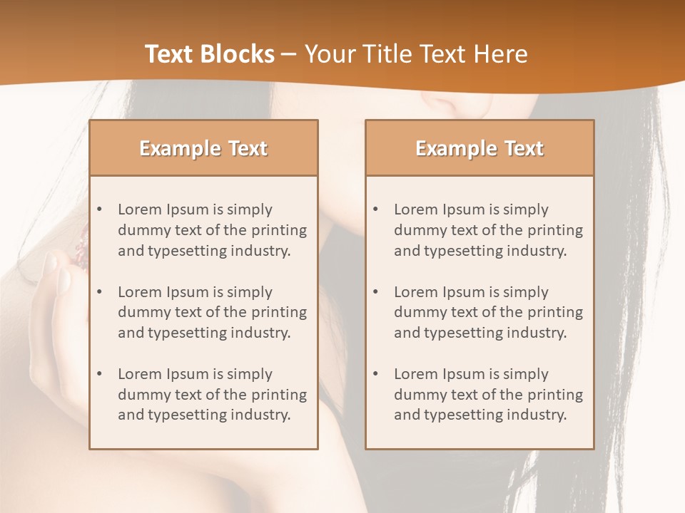 Sea Color Saç Boyası PowerPoint Template