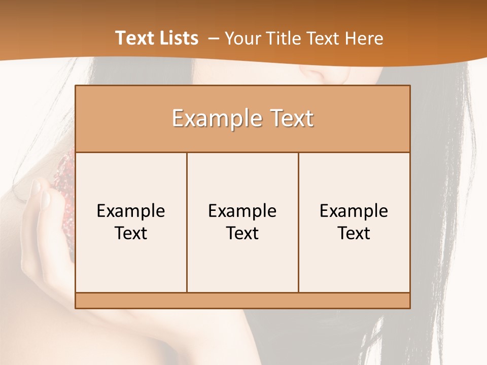 Sea Color Saç Boyası PowerPoint Template