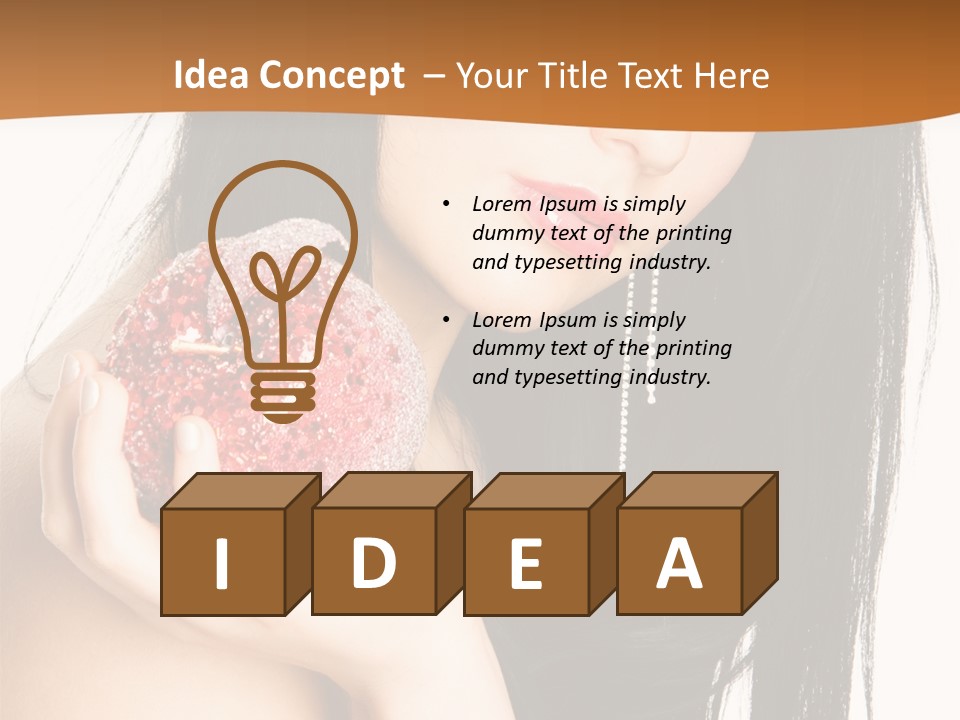 Sea Color Saç Boyası PowerPoint Template