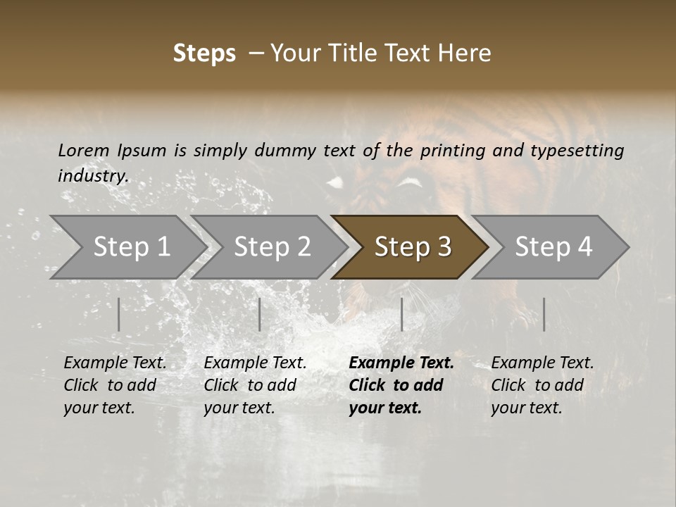 Tiger Wallpaper Hd PowerPoint Template