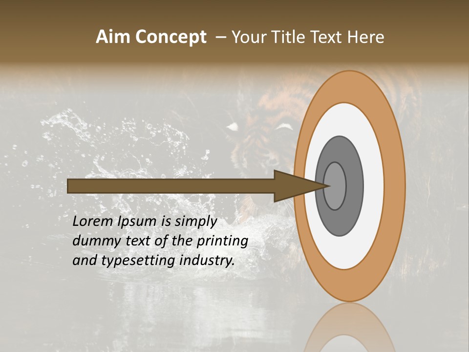 Tiger Wallpaper Hd PowerPoint Template