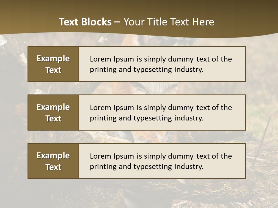 Siberian Tiger PowerPoint Template