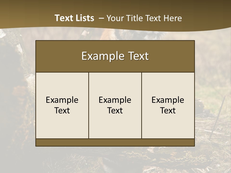 Siberian Tiger PowerPoint Template