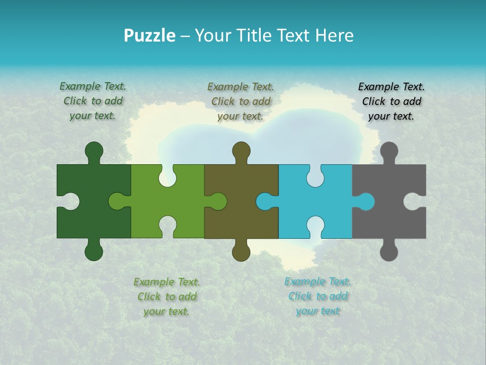 Heart Nature PowerPoint Template