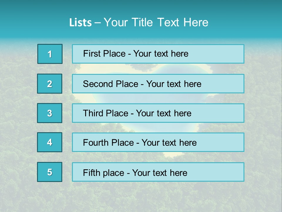 Heart Nature PowerPoint Template