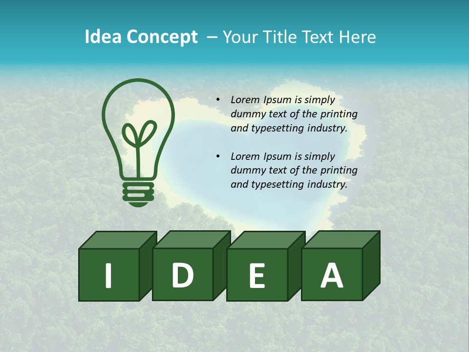 Heart Nature PowerPoint Template