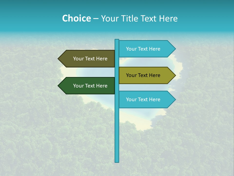 Heart Nature PowerPoint Template
