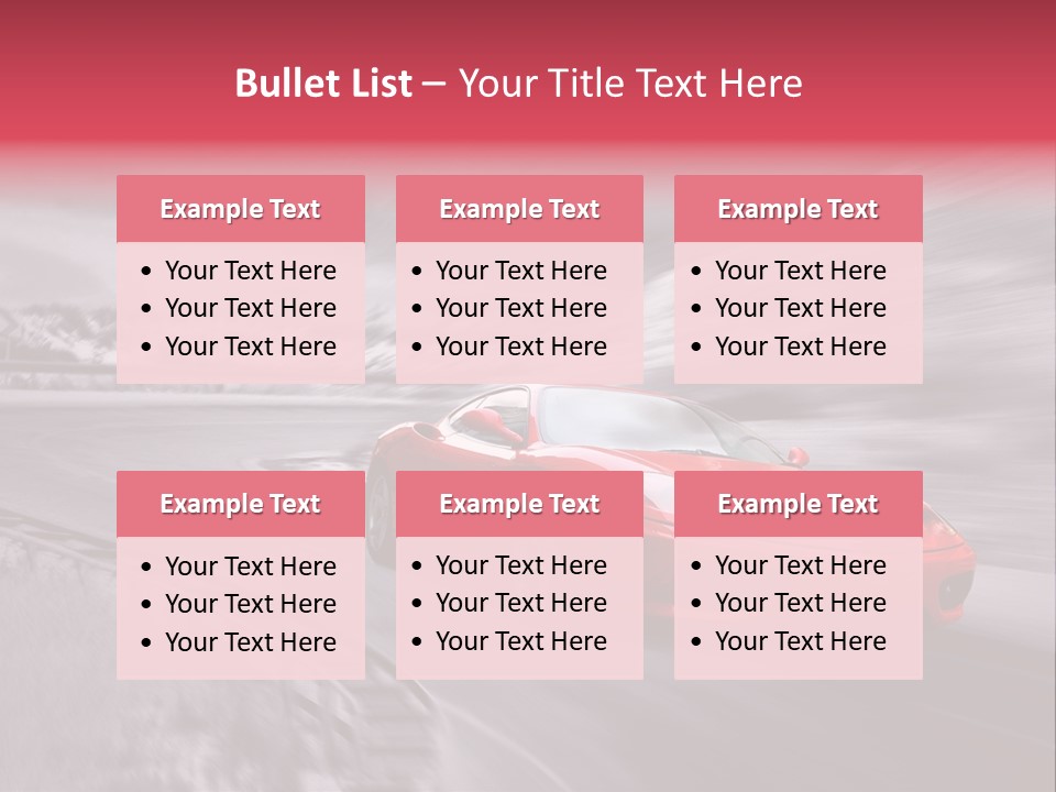 Cars Powerpoint Template PowerPoint Template