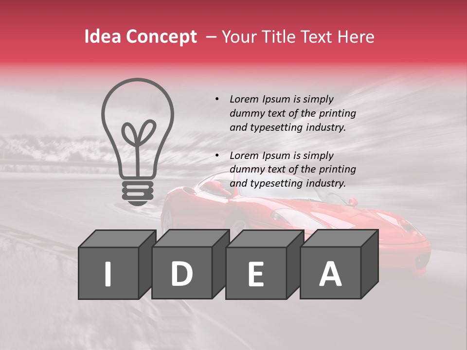 Cars Powerpoint Template PowerPoint Template