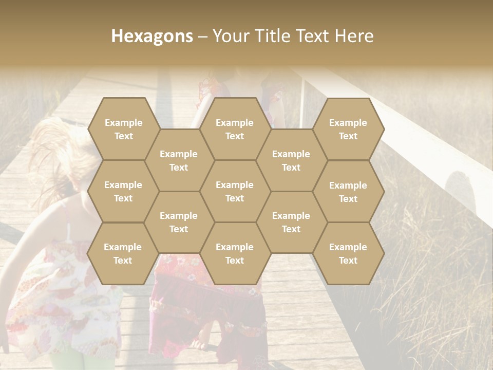 Female Purple Joy PowerPoint Template