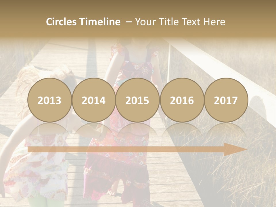 Female Purple Joy PowerPoint Template