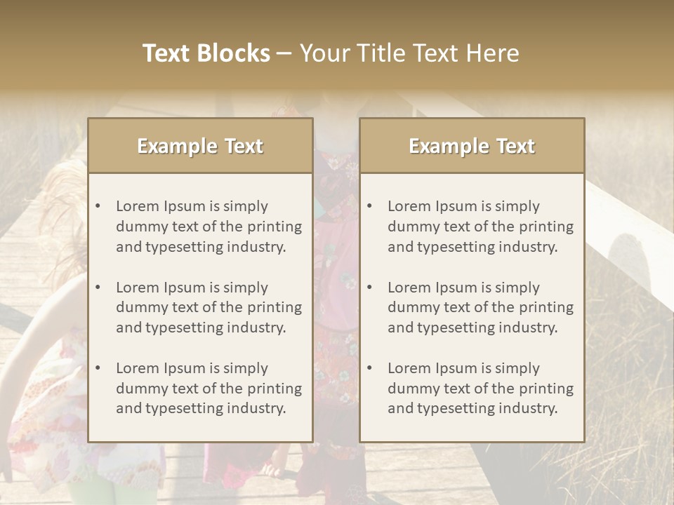 Female Purple Joy PowerPoint Template