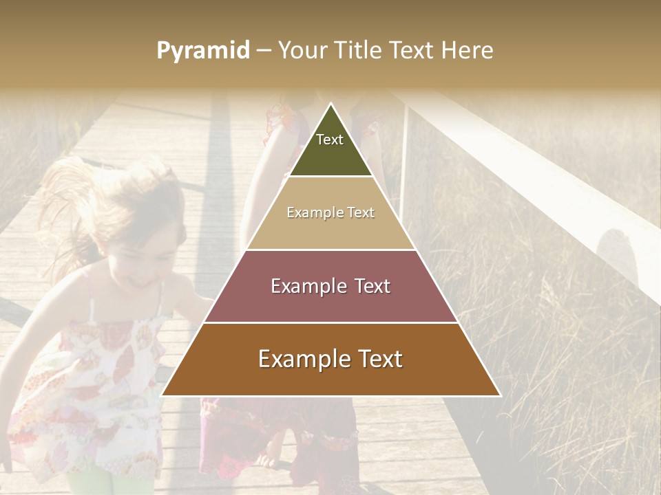 Female Purple Joy PowerPoint Template