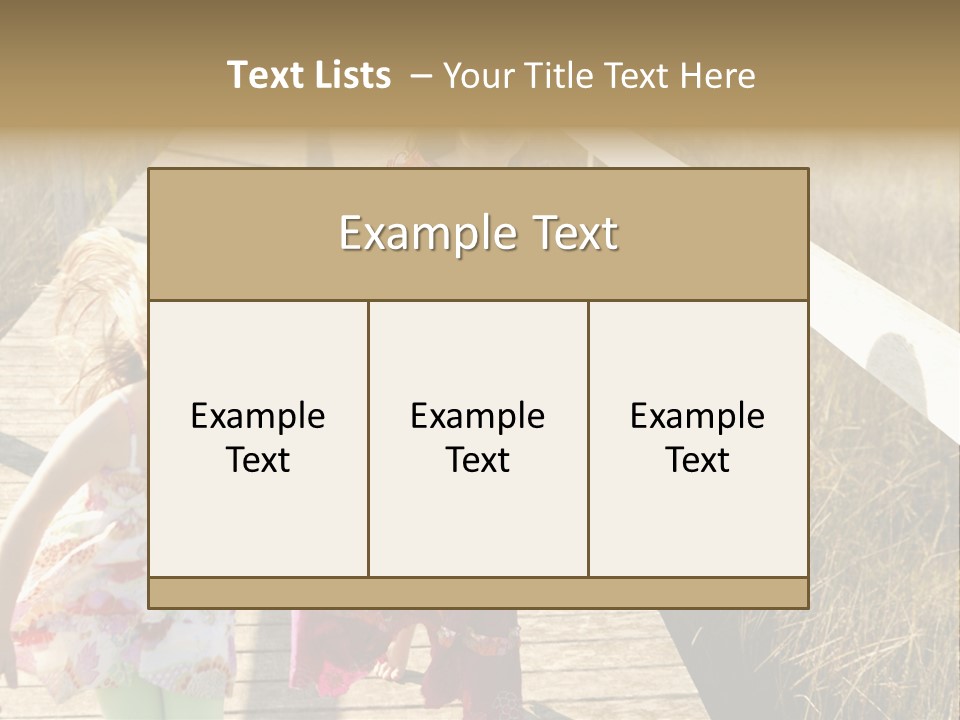 Female Purple Joy PowerPoint Template