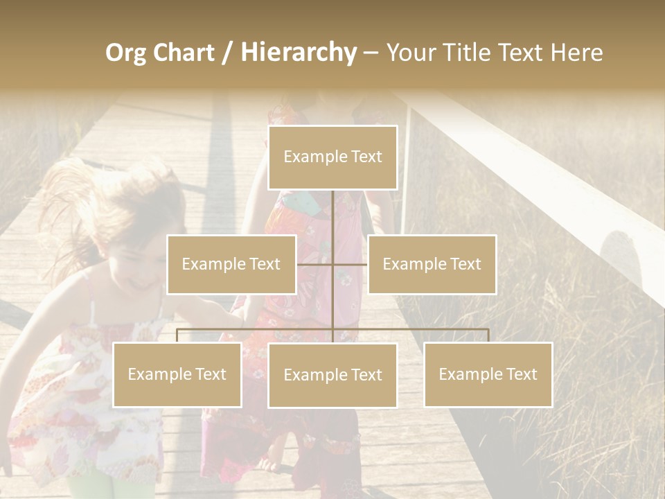 Female Purple Joy PowerPoint Template