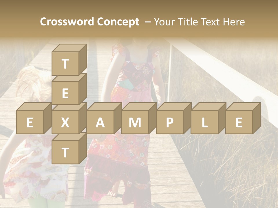 Female Purple Joy PowerPoint Template