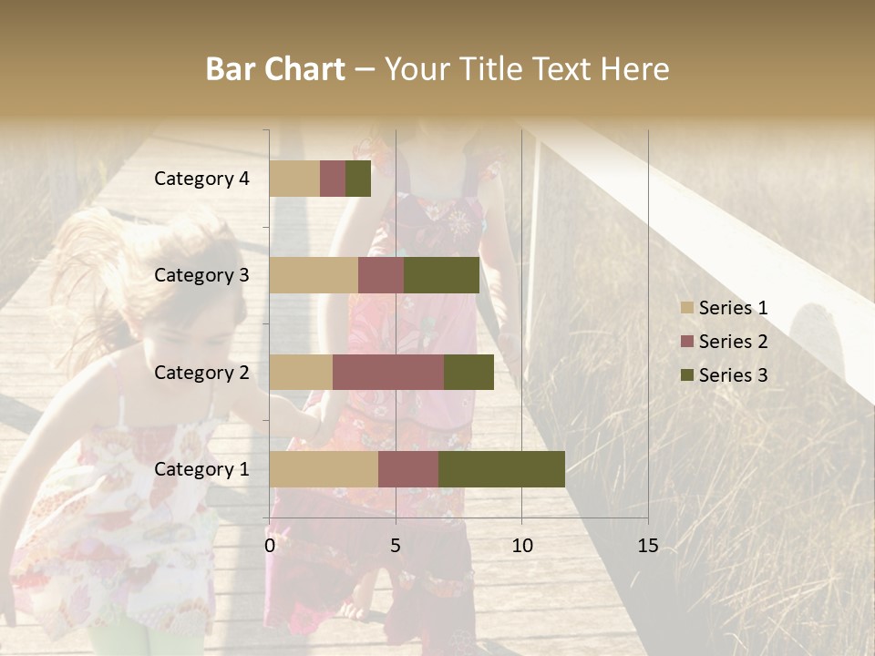 Female Purple Joy PowerPoint Template