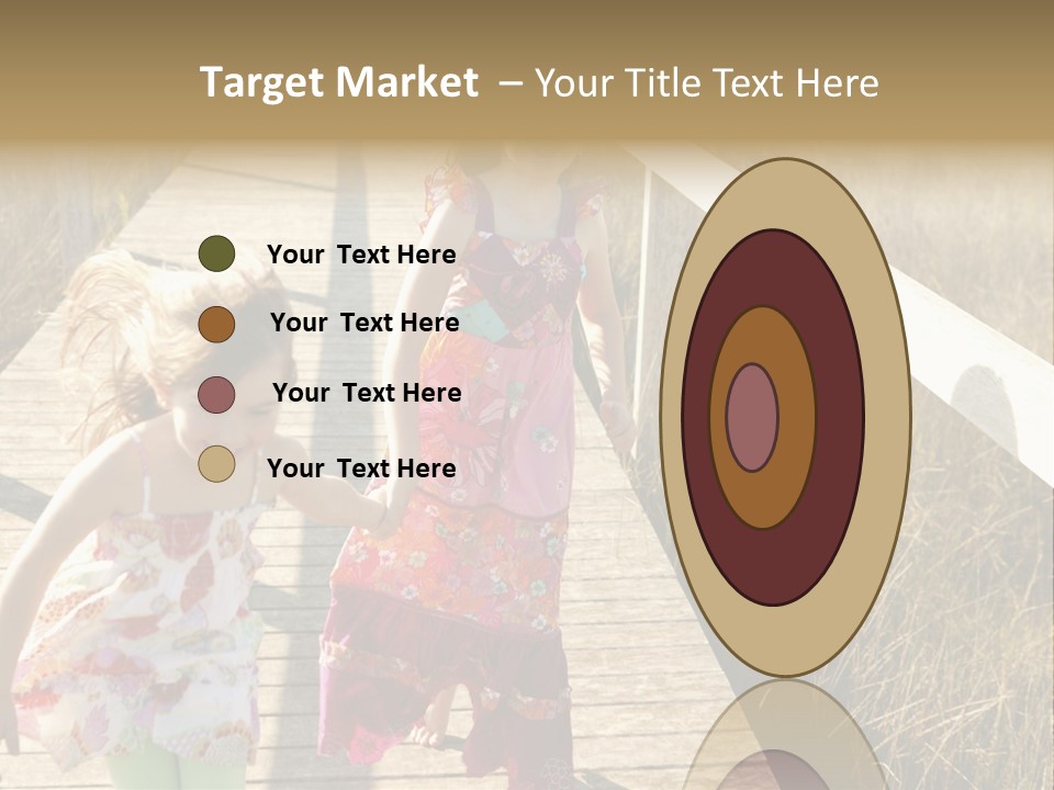 Female Purple Joy PowerPoint Template