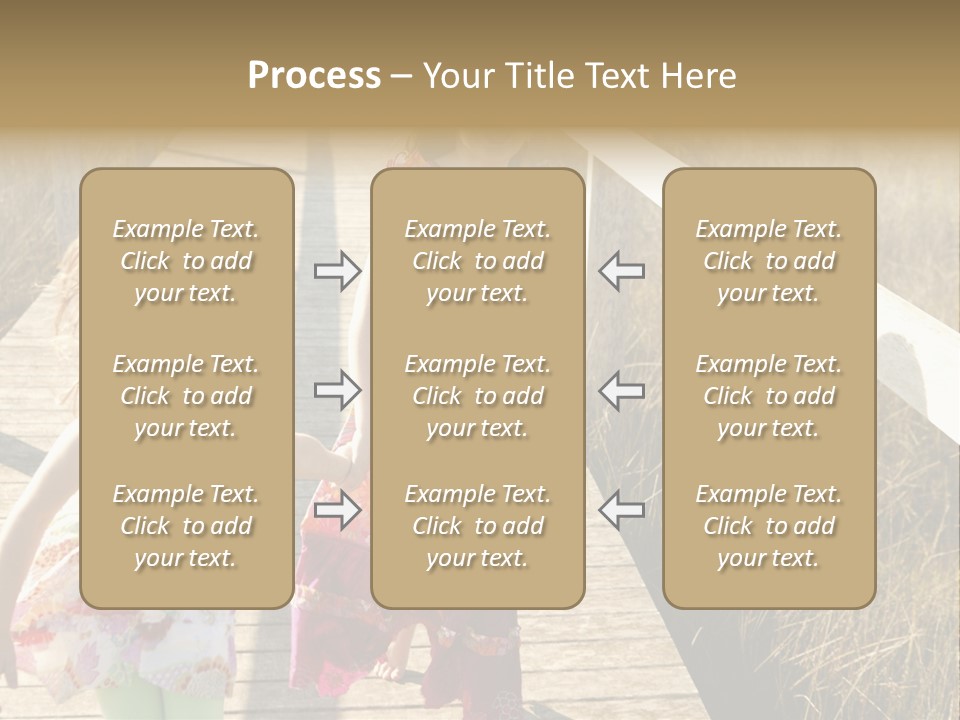 Female Purple Joy PowerPoint Template