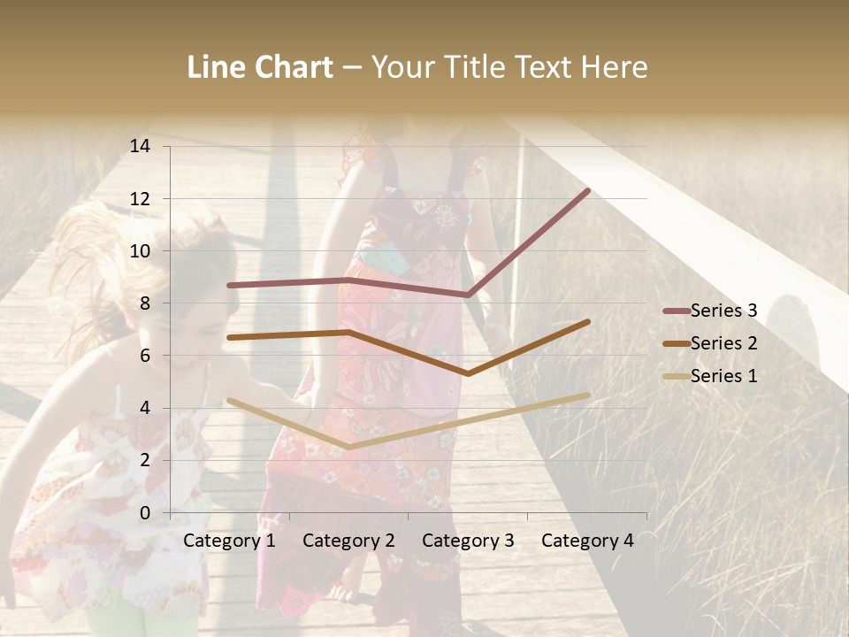 Female Purple Joy PowerPoint Template