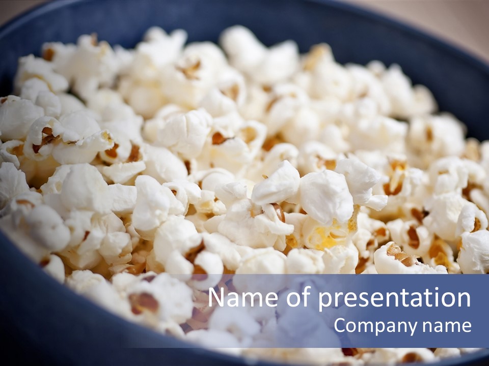 White Entertainment Cozy PowerPoint Template