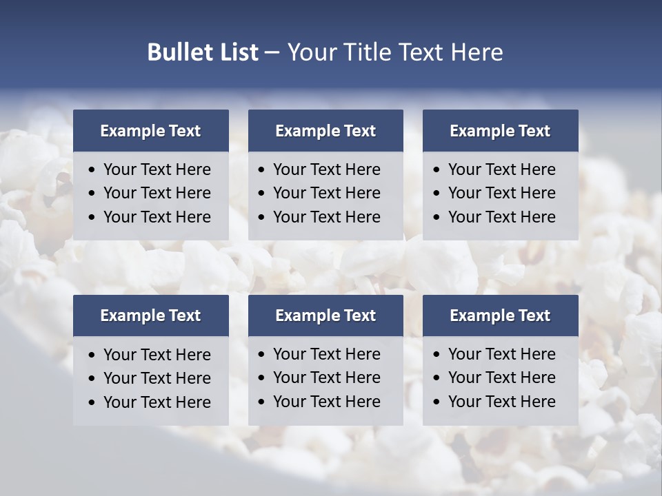 White Entertainment Cozy PowerPoint Template