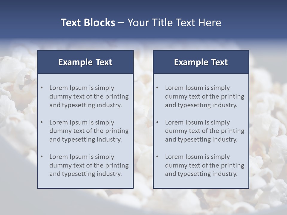 White Entertainment Cozy PowerPoint Template