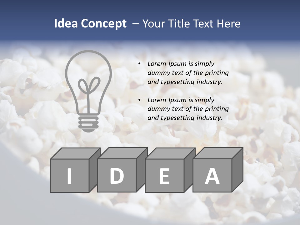 White Entertainment Cozy PowerPoint Template