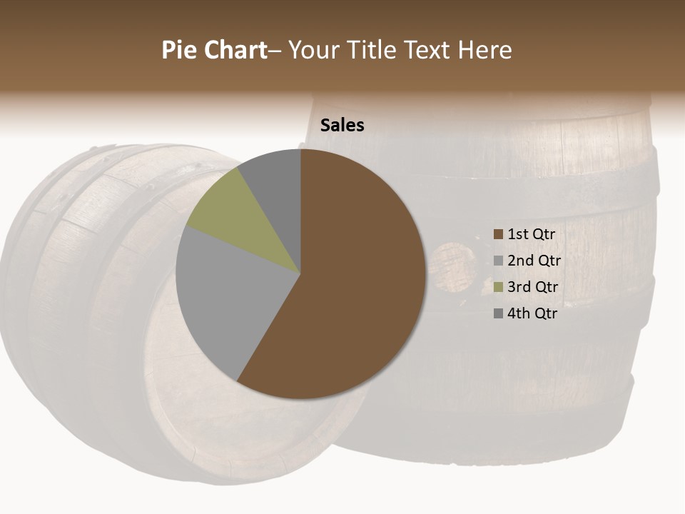 Wood Barrels PowerPoint Template