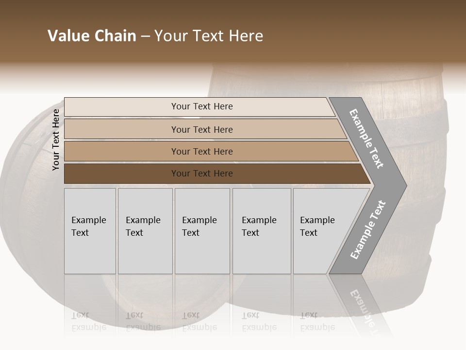 Wood Barrels PowerPoint Template