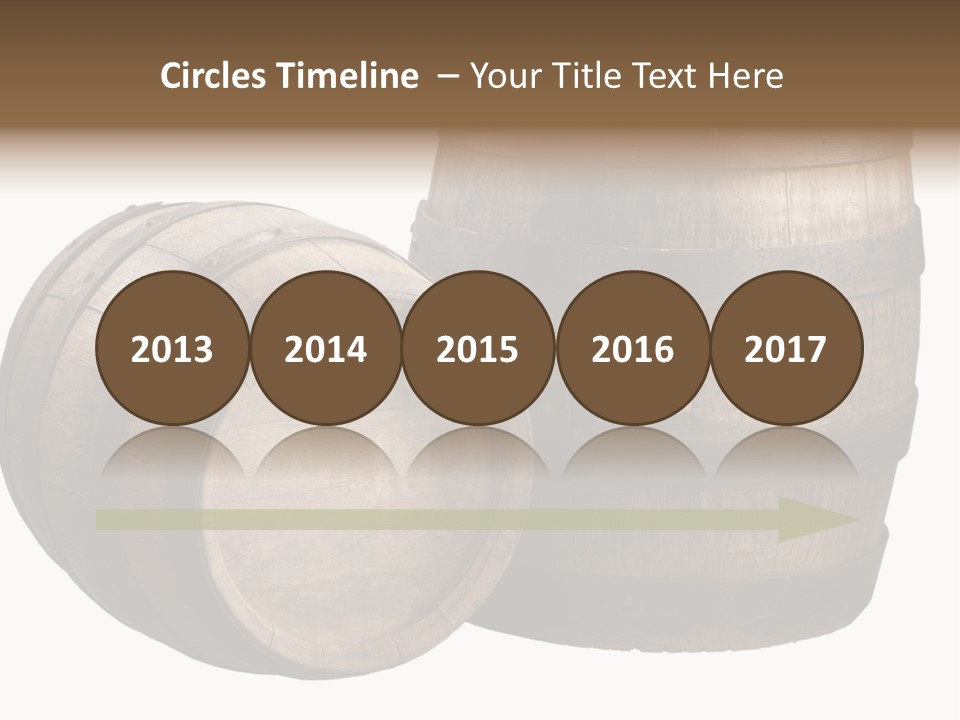 Wood Barrels PowerPoint Template