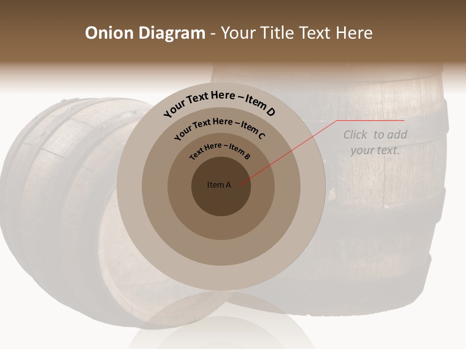 Wood Barrels PowerPoint Template