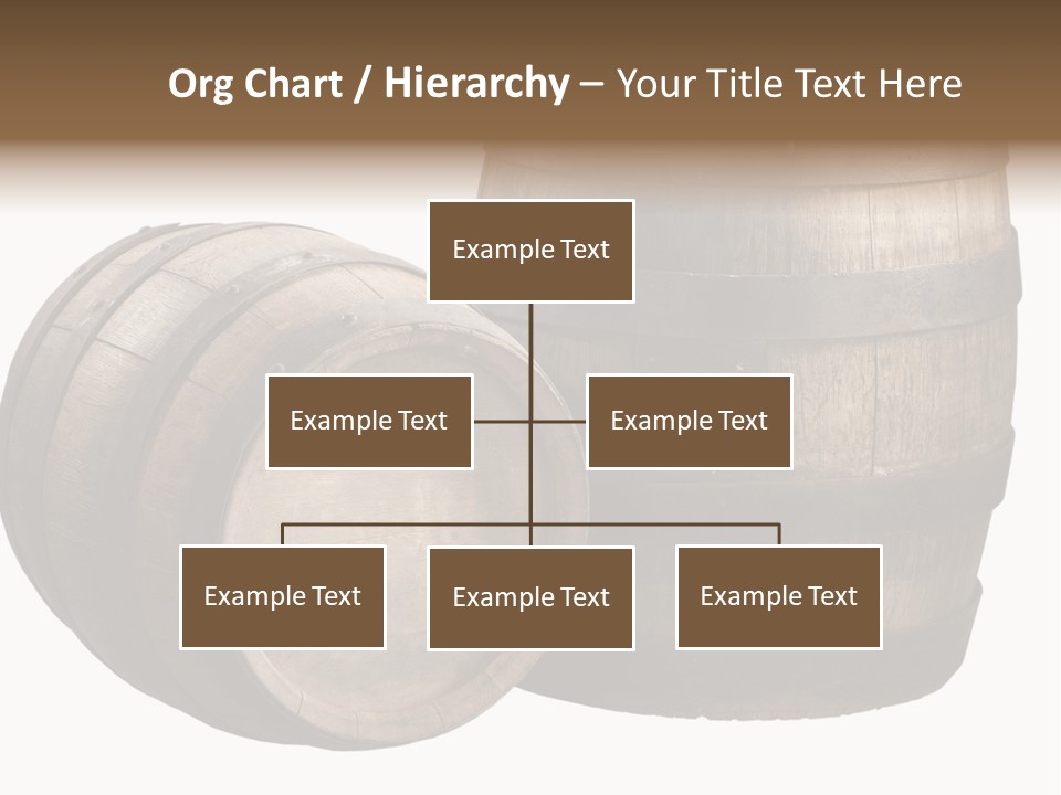 Wood Barrels PowerPoint Template