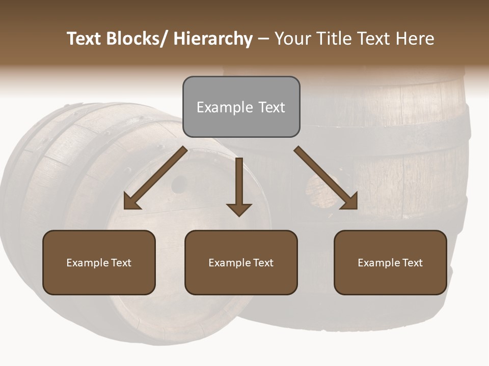Wood Barrels PowerPoint Template