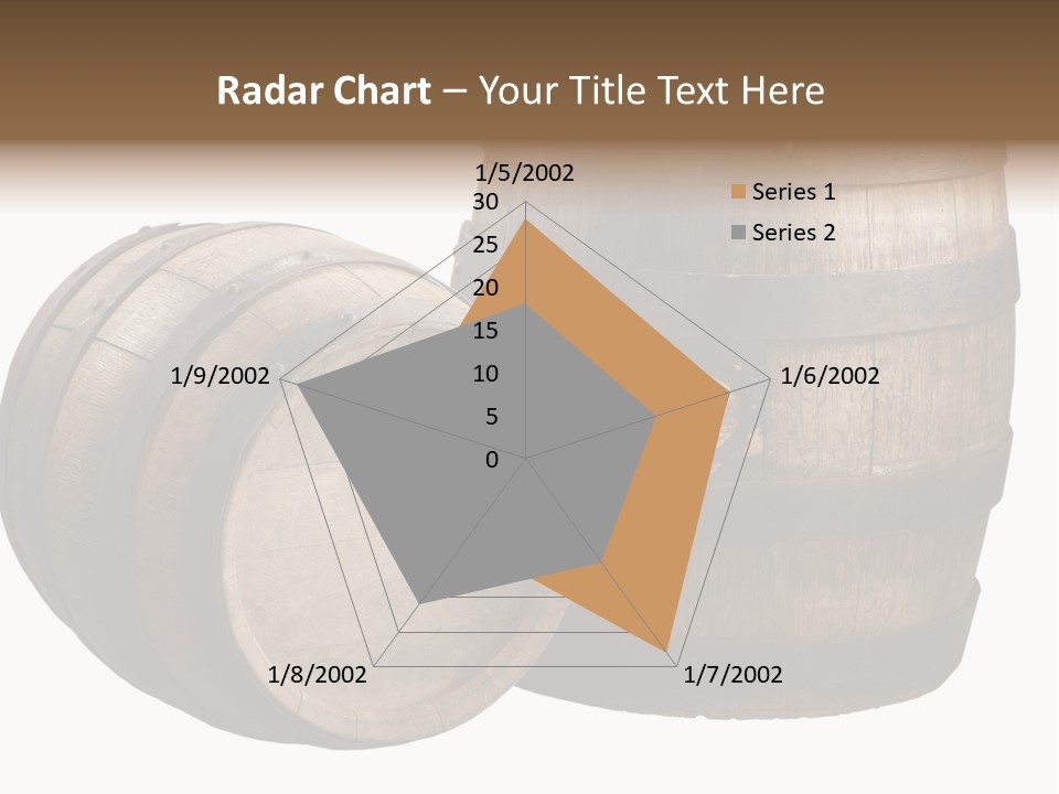 Wood Barrels PowerPoint Template