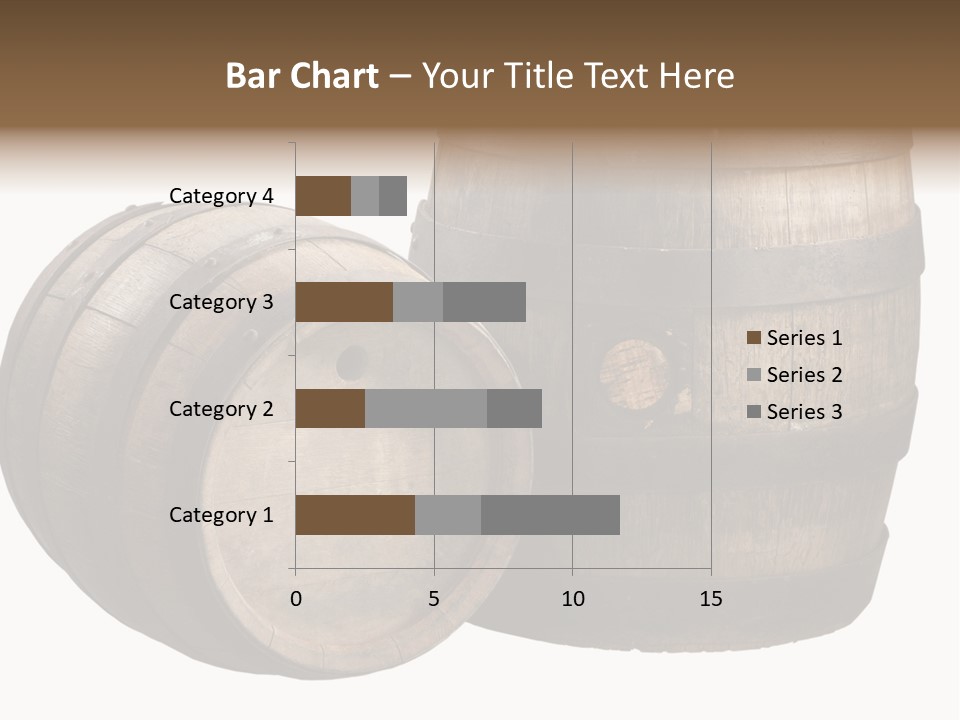 Wood Barrels PowerPoint Template