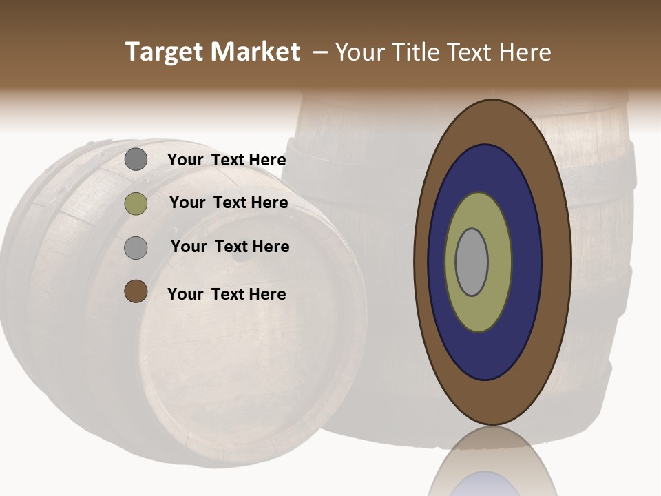 Wood Barrels PowerPoint Template