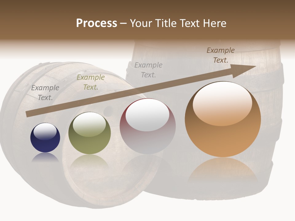 Wood Barrels PowerPoint Template