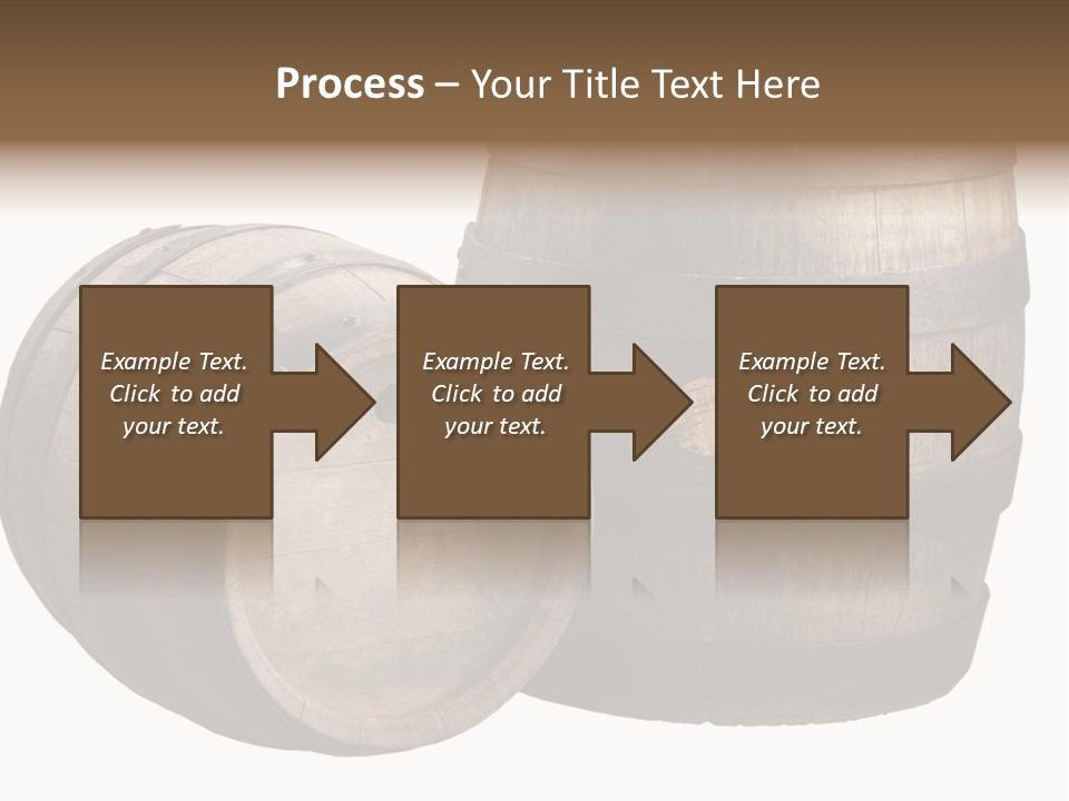 Wood Barrels PowerPoint Template