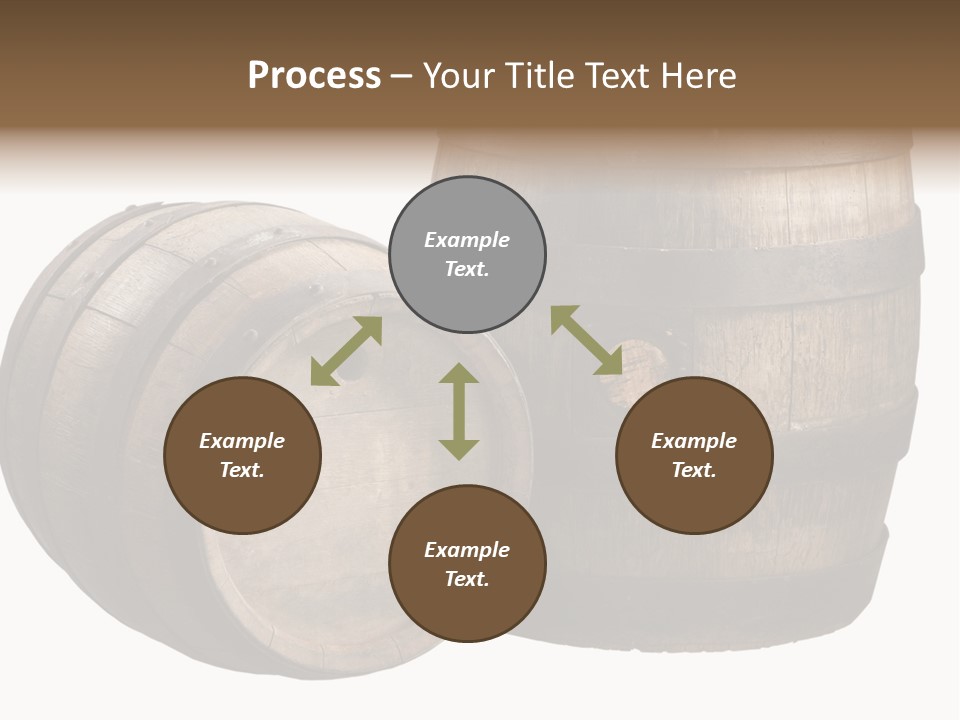 Wood Barrels PowerPoint Template