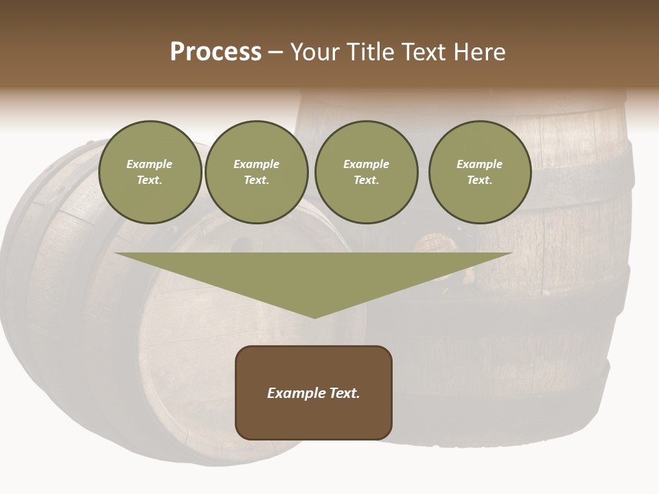 Wood Barrels PowerPoint Template